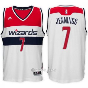 Camiseta Washington Wizards Jennings #7 Blanco