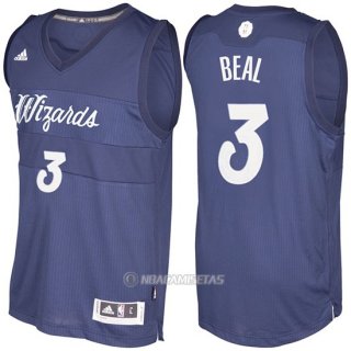 Camiseta Navidad Washington Wizards Bradley Beal #3 Azul