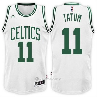 Camiseta Boston Celtics Tatum #11 Blanco