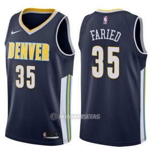 Camiseta Denver Nuggets Kenneth Faried #35 Icon 2017-18 Azul