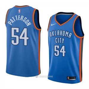 Camiseta Oklahoma City Thunder Patrick Patterson #54 Icon 2018 Azul