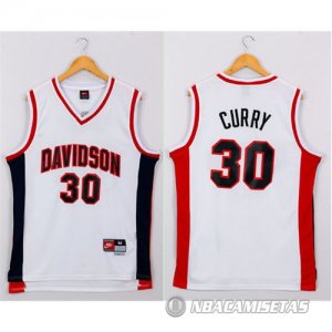 Camiseta NCAA Davidson Curry Blanco #30