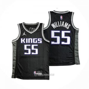 Camiseta Sacramento Kings Neemias Queta #88 Ciudad 2021-22 Negro