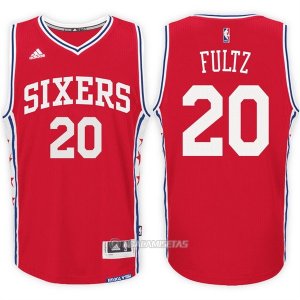 Camiseta Philadelphia 76ers Fultz #20 Rojo