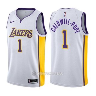 Camiseta Los Angeles Lakers Kentavious Caldwell-Pope #1 Association 2017-18 Blanco