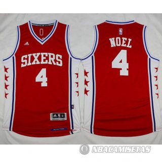Camiseta Philadelphia 76ers Sixers Noel #4 Rojo