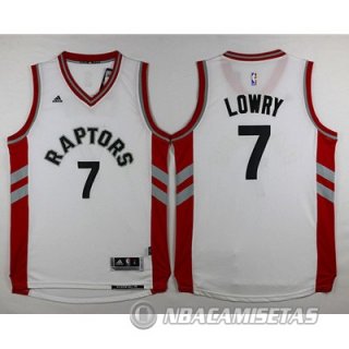 Camiseta Toronto Raptors Lowry #7 Blanco