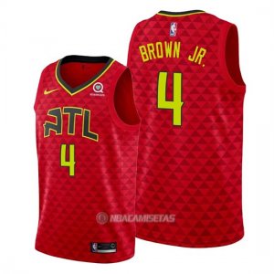 Camiseta Atlanta Hawks Charlie Brown JR. #4 Statement Rojo