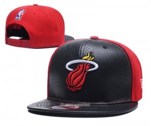 NBA Miami Heat Sombrero Negro Rojo