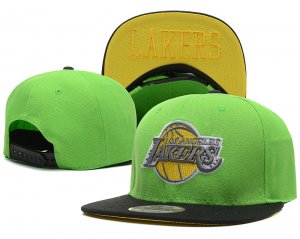 NBA Los Angeles Lakers Sombrero Verde Negro 2016