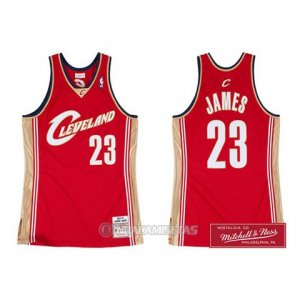 Camiseta Cleveland Cavaliers Lebron James #23 Rojo
