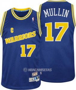 Camiseta Golden State Warriors retro Mullin #17 Azul