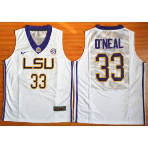 Camiseta NCAA Shaquille ONeal #33 Blanco