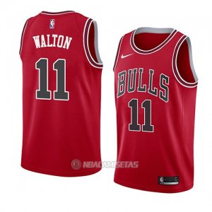Camiseta Chicago Bulls Derrick Walton #11 Icon 2018 Rojo