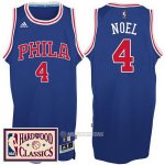 Camiseta Retro Philadelphia 76ers Noel #4 Azul