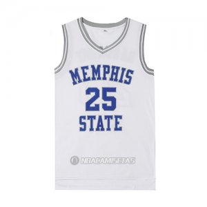 Camiseta Pelicula Memphis Hardaway #25 Blanco