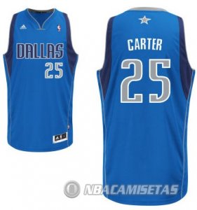 Camiseta Azul Carter Dallas Mavericks Revolution 30