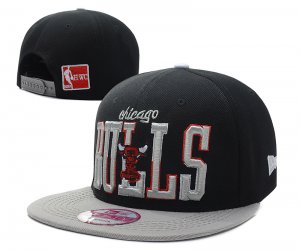 NBA Chicago Bulls Sombrero Negro Gris 2012