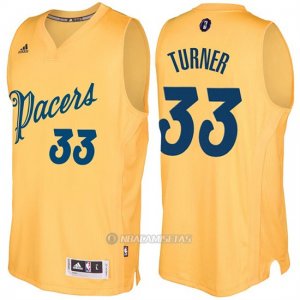 Camiseta Navidad Indiana Pacers Myles Turner #33 Dolado