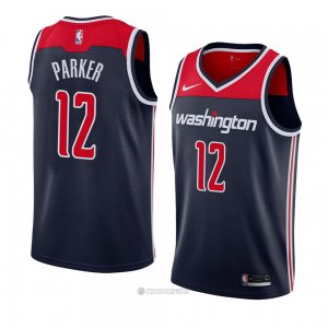 Camiseta Washington Wizards Jabari Parker #12 Statement 2018 Negro