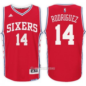 Camiseta Philadelphia 76ers Rodriguez #14 Rojo