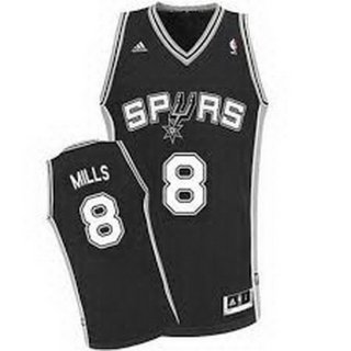 Camiseta San Antonio Spurs Mills #8 Negro