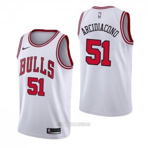 Camiseta Chicago Bulls Ryan _Arcidiacono #51 Association Blanco