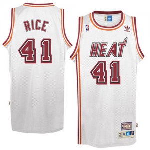 Camiseta Miami Heat Rice #41 Blanco