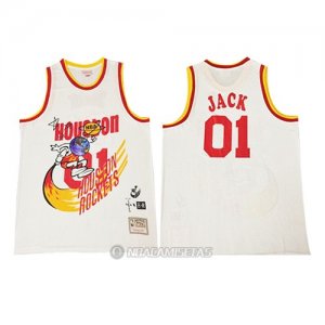 Camiseta Houston Rockets x Cactus Jack #01 Blanco