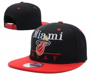 NBA Miami Heat Sombrero Negro Rojo 2009