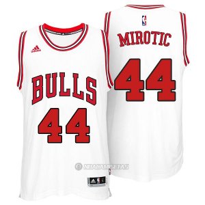 Camiseta Chicago Bulls Mirottc #44 Blanco