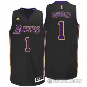 Camiseta Los Angeles Lakers Russell #1 Negro