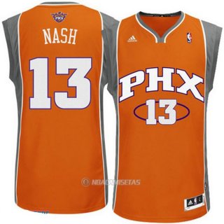 Camiseta Retro Phoenix Suns Nash #13 Naranja