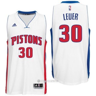 Camiseta Detroit Pistons Leuer #30 Blanco