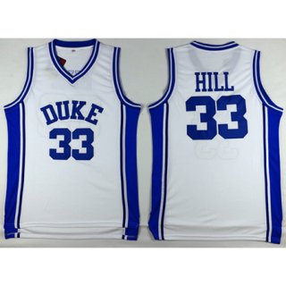 Camiseta NCAA DUKE Hill #33 Blanco