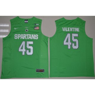 Camiseta NCAA Denzel Valentine Manzana #45 Verde