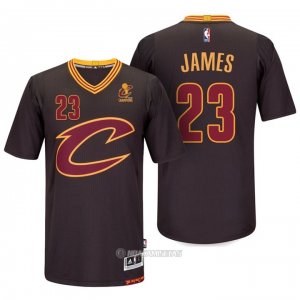 Camiseta Manga Corta Cleveland Cavaliers James #23 Marron