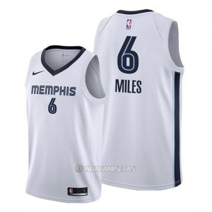 Camiseta Memphis Grizzlies C.J. Miles #6 Association Blanco