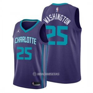 Camiseta Charlotte Hornets P. J. Washington #25 Statement 2019-20 Violeta