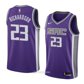 Camiseta Sacramento Kings Malachi Richardson #23 Icon 2018 Violeta