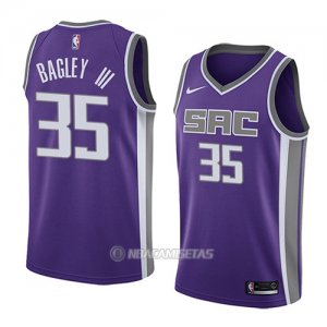 Camiseta Sacramento Kings Marvin Bagley III #35 Icon 2018 Violeta