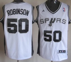 Camiseta San Antonio Spurs Robinson Spurs #50 Blanco