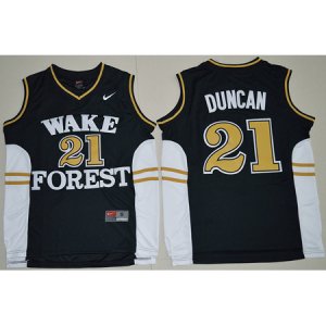 Camiseta NCAA Tim Duncan #21 Negro