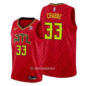 Camiseta Atlanta Hawks Allen Crabbe #33 Statement Rojo