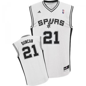 Camiseta Blanco Duncan San Antonio Spurs Revolution 30