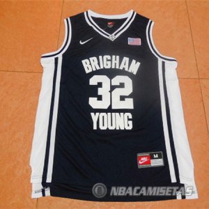 Camiseta NCAA Brigham Young Fredette Negro #32