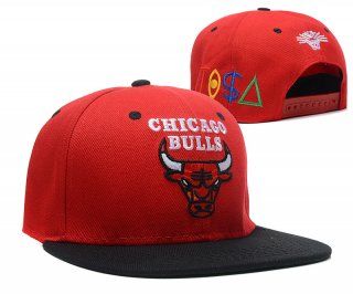 NBA Chicago Bulls Sombrero Rojo Negro 2015