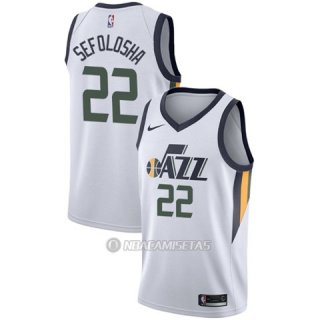 Camiseta Utah Jazz Thabo Sefolosha #22 Association 2017-18 Blanco