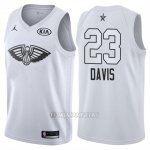 Camiseta All Star 2018 Pelicans Anthony Davis #23 Blanco