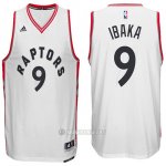 Camiseta Toronto Raptors Ibaka #9 Blanco 2016-17